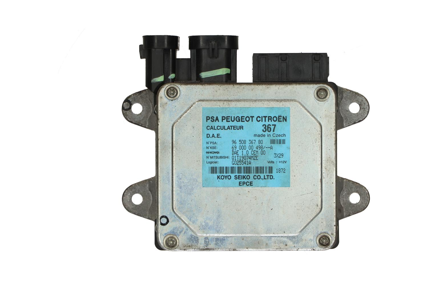 CİTROEN C3 ELEKTRİKLİ DİREKSİYON BEYNİ Parça No: 400687 - 9650836780 - 6900000498